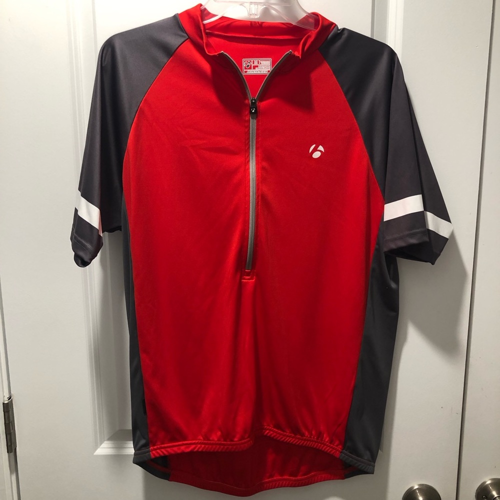 Bontrager Red and Gray Cycling Jersey